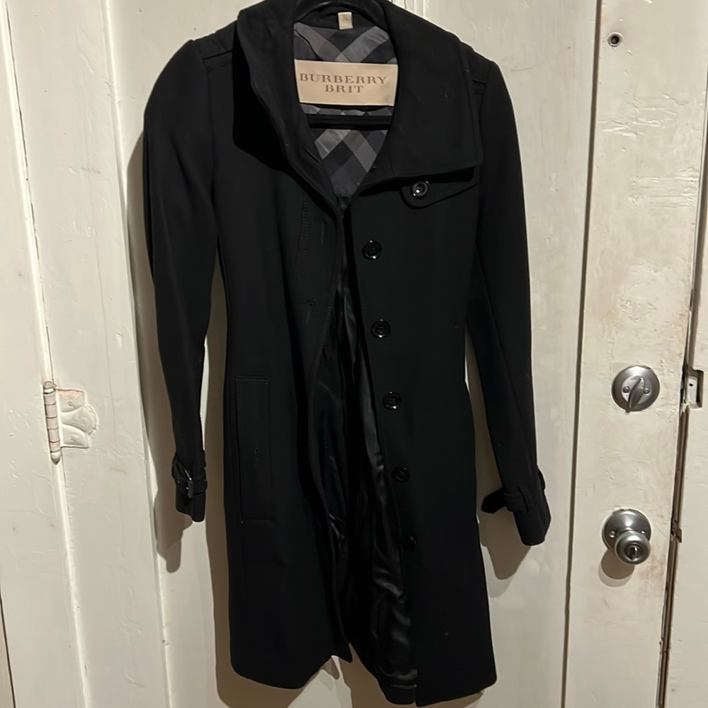 Burberry Brit Wool Trench Coat